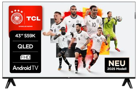 TV QLED Tcl 43S59K 108 cm Full HD Aluminium brossé