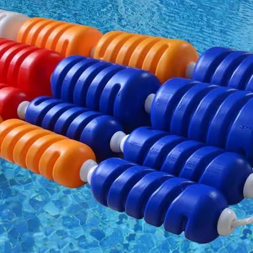 Professionelle Schwimmboje, Sicherheits-Poolschnur, 7 m, Schwimmbahn-Isolationsseil, 9 cm Durchmesser, Schwimmsicherheit, Schwimmleine für Training und Sicherheit