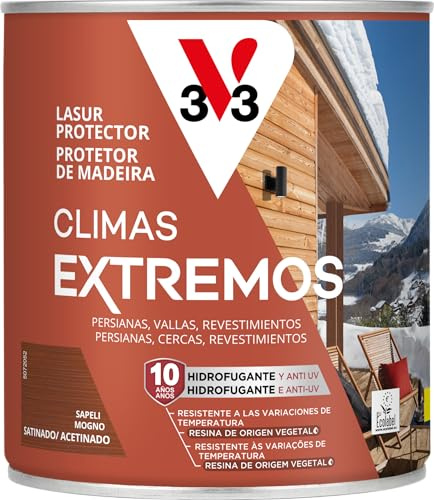 V33 Lasur Protector Climas Extremos Satinado Sapeli 0,75L