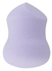 FLOWER Beauty By Drew Barrymore Ultimate Makeup Blending Sponge - 3-in-1 use - Contour + Concealer + Foundation - Precise Tip + Flat Surface + Cupped Base - Makeup Blender Sponge - Purple
