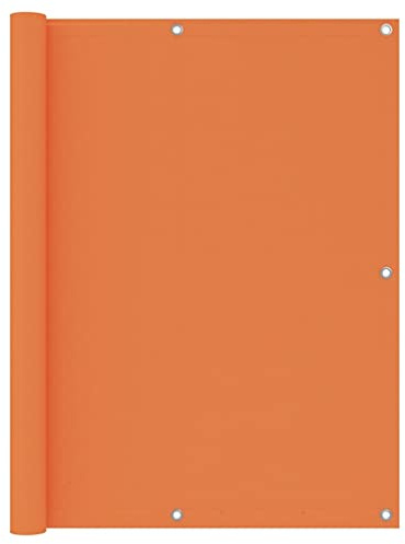 vidaXL Toldo para balcón de Tela Oxford Naranja 120x500 cm
