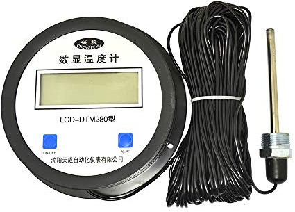 Q-BAIHE Hochpräzises digitales Thermometer mit Sonde, elektronisches digitales Wasserzähler, Temperaturmessgerät, 15 m Kabel
