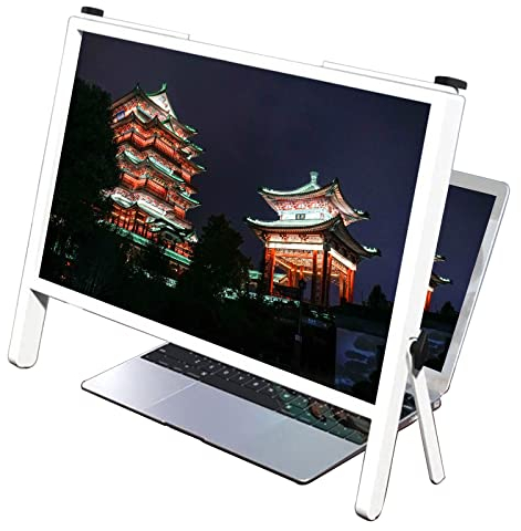 Screen Magnifier Computer Screen Magnifier for Laptop 3D 21Inch Screen Magnifying Laptop Enlarger Expanders for Movies Reading And Gaming - Portable Screen Amplifier Compatible With Tablet and Book