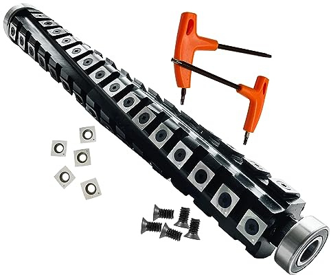 FOXBC 12-1/2 inch Spiral Helical Cutterhead for DeWalt DW733 DW734 Planer