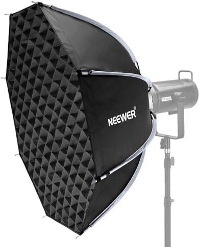 NEEWER 35/90cm Octagonal Softbox, Quick Release Bowens Mount Softbox with Honeycomb Grid, Light Diffusers, Bag for RGB CB60 CB60B CB200B MS60B MS60C MS150B S101-300W/400W Pro Vision 4 Q4, NS35P