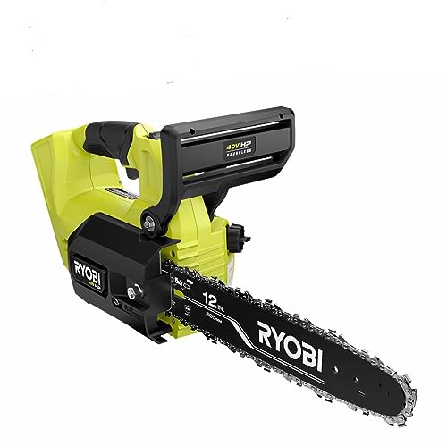HP RY40509BTL Tronçonneuse à batterie sans balais 40 V avec poignée supérieure (outil uniquement)