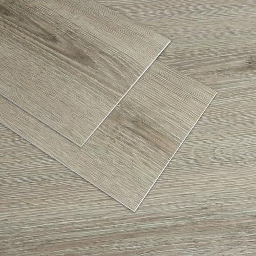 VaryPaper Pavimenti PVC Adesivi Linoleum Pavimento Marrone Chiaro 90cmx15cm 10 Pezzi Laminato Pavimento Incastro Pavimento Adesivo per Interni Pavimento Garage Soggiorno Stickers Scale Mattoni Adesivi