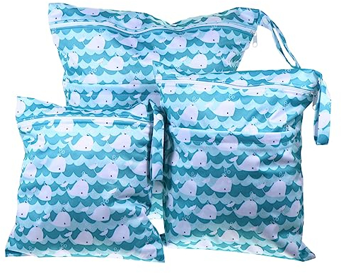 Vaguelly 3stücke Teiliges Set Wasserdichte Windeltasche Im Modernen Design Wiederverwendbare Aufbewahrungstasche Für Und Trockene Artikel Für Und Alltag