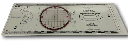 Agendepoint.it - Tracciatore Di Rotta Con Goniometro Course Plotters 35x13cm