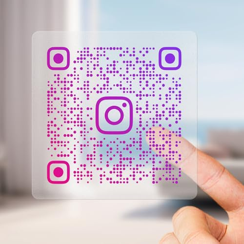 Benutzerdefinierte QR-Code wasserdichte Vinyl-Aufkleber für Firmenlogo-Personalisierung (Transparent)