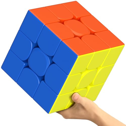 Vdealen 18cm Groß Zauberwürfel Speed Cube von 3x3 Zauberwürfel Original