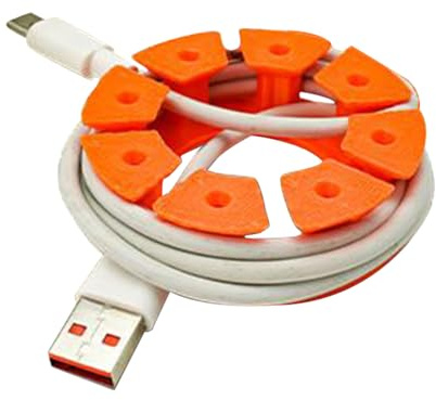 Avvolgicavo – Avvolgicavo per auricolari e cavo di ricarica, multistrato, portatile, strumento di organizzazione per casa, cucina, scrivania, armadio, aula