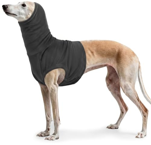 PUMYPOREITY Dog Medical Shirt Neck Cover, Cozy Neck Bandage Dog Vest Cover Neck After Surgery For Upper Body Protection(Grey, XL)