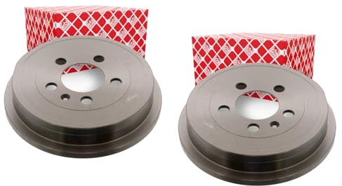 2X Febi Bremstrommeln hinten | 2x 24034 passend für A2 Cordoba Ibiza Fabia