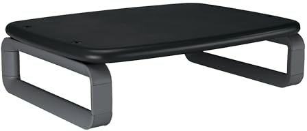 Kensington Monitor Stand Plus - Medium Ergonomic Screen Riser (W394 x D305 x H59 mm) with SmartFit System - Black (K52786WW)