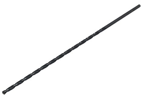 sourcing map 4,5mm Dmr 250mm lang HSS Metallbohrer Gerader Rundschaft Spiralbohrer Schwarz DE de