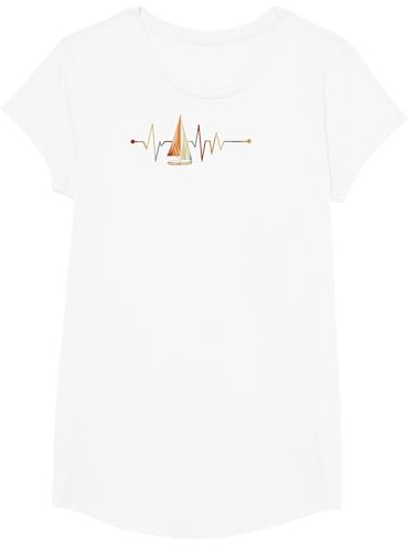 Segler Geschenk Segelboot Meer Herzschlag Segeln T-Shirt