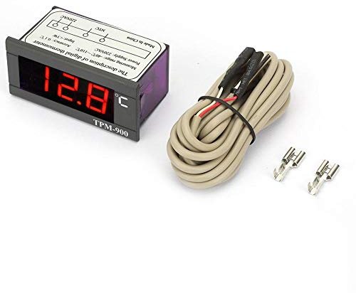 TPM-900 220V Regolatore di Temperatura Digitale Termostato LED Pannello Meter con Sensore Termostato Regolatore