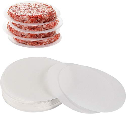 Hamburger Patty Paper Round 5.5 Inch, Set of 200, Non Stick Patty Paper Sheets for Burger Press, Patty Serperate and Cake Baking(4.5/6/7/8/9/10/12inch Available)