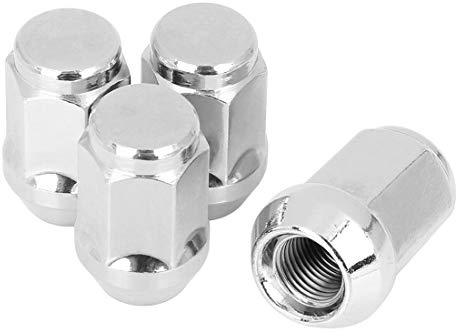 X AUTOHAUX 4 Stück Chrom Radmuttern Konus Sitzwerkzeug M12x1.25 für Auto Ersatz