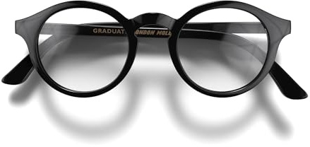 LONDON MOLE® Graduate lesebrille | Coole runde pantoförmige lesegeräte | Herren damen unisex | Federscharniere