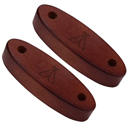 Boucle de Cordon de Tente, 2pcs Boucle de Corde de Tente en Bois à Usages Multiples de 8mm Boucle de Corde de Corde Coupe-Vent Accessoires de Réglage de Corde pour Camping en Plein Air Randonnée