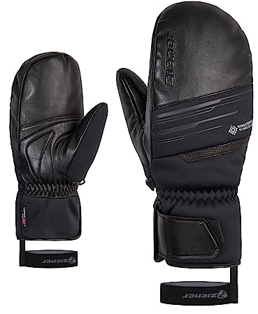 Ziener Herren GARCELO Ski-Fäustling/Wintersport | Primaloft, Soft-Shell, Black, 8,5