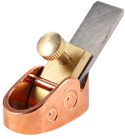 DOITOOL Rabot à Pouce Parties De Violon Outil à Main D'avion Outil De Luthier Pour Violoncelle Rabot à Bois à Main Rabot à Main Charpentier Fabrication De Violon Semelles Laiton Portable