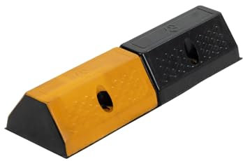 Tope para Estacionamiento 49x15x9cm – Protector de Suelo para Garaje – Calzos para Coche - Tope de Parking 490mm - Tope de Ruedas Antideslizante para Estacionamiento Seguro (1)