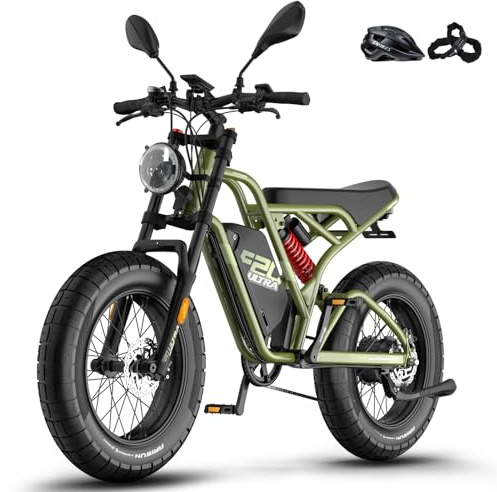 Fafrees F20 Ultra E Bike Elektrofahrrad 48V 25Ah Akku, City E-Bike 20 * 5.0 Zoll Dicke Reifen, EU-typgenehmigt (L1e-B), Fatbike für Damen und Herren, Reichweite 140-200km