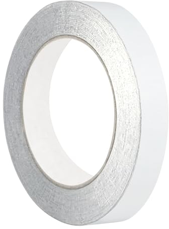 Alu-Klebeband selbstklebend | Lüftungs-Klebeband | Silber | Zum Abdichten von Verbindungsstellen | Aluminium-Klebeband | Abmessung wählbar 15 mm x 50 m