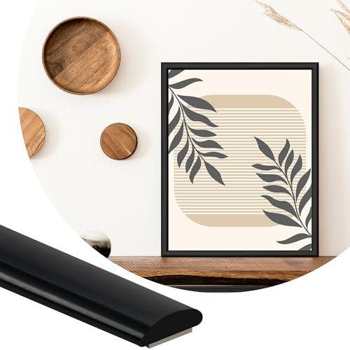 ZOWZOW Moulure Adhésive 3M – Moulure Flexible Autocollante, Baguette de Finition Décorative pour Bordure de Carrelage, Bordure Murale, Coin et Décoration de Cadre