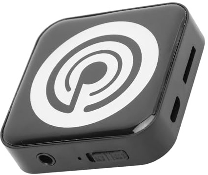Mini Lettore MP3, Lettore Musicale Bluetooth Portatile, con Jack da 3,5 Mm, Supporto Scheda da 32 GB, Batteria da 180 MAh (BLACK)