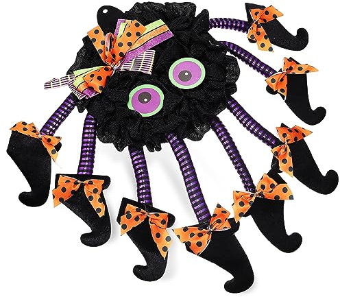 BESTonZON Ghirlande di ragni di Halloween decorazioni di ragno di halloween quadro appeso di halloween costume di ragno per parete decorazione della ghirlanda di halloween stoffa