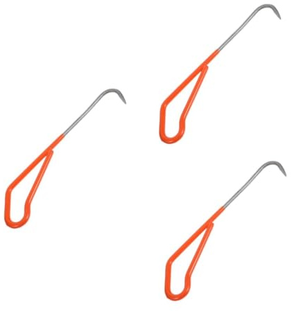 HEMOTON 3 Stück Wurzelhakenmesser Handhaben Entfernungswerkzeug Rechen Entferner Gartenwerkzeug Rasen Werkzeuge Zum Unkrautjäten Im Garten Wieder Multifunktion Profis Wieder Hand Plastik