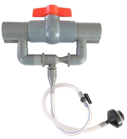 perfk Inyector de fertilizantes Venturi Inyector Venturi Conexión rápida para riego Componente del hidropónico Mezclador de fertilizantes de jardín, para Tubo de 32 Mm