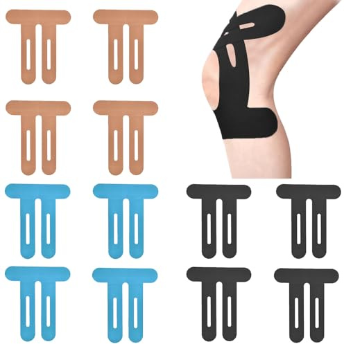 12 Stück Knie Tape,Knietapes Vorgeschnitten Knie,Kinesiotapes Knie,Knie Tape Vorgeschnitten,Kinesiotapes,Tape Für Knie,Tape Knie Vorgeschnitten,Kinesiologie Tape Für Knieschmerzen