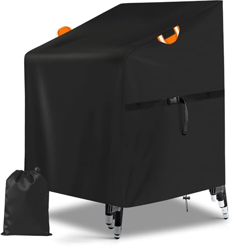 Votoko Copertura Sedie Esterno Impermeabile, 72x92x80/120CM, Oxford 420D, Antivento e Antipolvere, Resistente ai Raggi UV Copri Sedie da Giardino, Coprisedie da Giardino Con Cordoncino