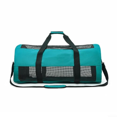 Borsa a rete resistente, 60 l, per immersioni, borsone ventilato per asciugare attrezzatura e attrezzatura subacquea (verde)