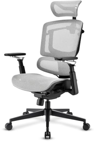 Sharkoon Officepal C50m B?rostuhl SchwarZ-Grau Gepolstert Netzr?ckenlehne 120 kg