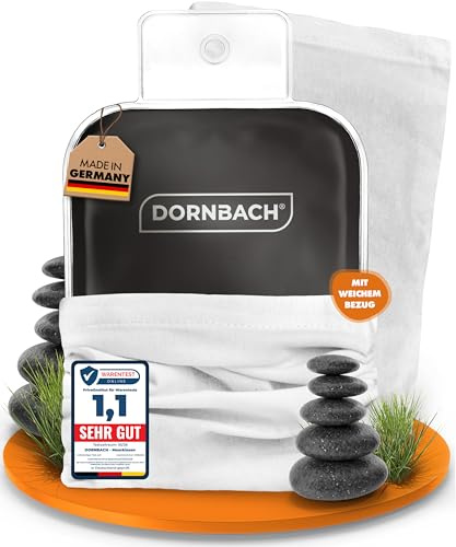 DORNBACH® Moorkissen für Mikrowelle [Made in Germany] - Tiefenwirksames Wärmekissen bei Schmerzen & Verspannungen inkl. weichem Bezug - für Nacken, Schulter, Rücken & Bauch