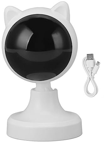 Cat Toy Interactive Automatic, USB Motion Activated Laser Toy for Indoor Cats, Dogs, Kitten, Kitty, Fast and Slow Pattern, 1200mAh Battery, Silent Pet Laser Pointer Toy