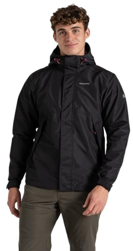 Craghoppers Men's Ossus Waterproof Jacket DofE Awards Approved Hiking Coat S Black