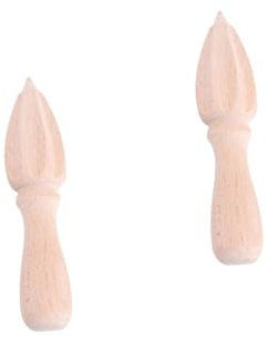 Cabilock 2St Zitronenpresse aus Holz Zitruspresse kitchen tools orangensaftpresse fruchtpresse citruspresse presstücher für obstpressen werkzeug Zitrusreibahle Reibahle Entsafter Hölzern