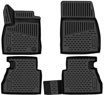 ELEMENT Set di Tappetini Auto in Gomma TPE 3D per Ford Tourneo Courier | Dal 2024 | Tappetini Auto Originali 100% Adatti, Gomma Auto Universali Resistanti, Tappeto