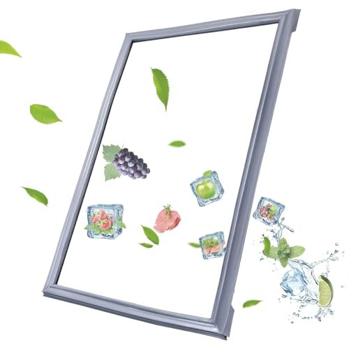 NBEST Magnetica Guarnizione in Gomma per Porta frigo o Freezer Universale,Incluso chiudiporta,Grigio