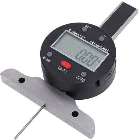 Profondimetro Elettronico Gamma 0-30 Mm Schermo LCD Misuratore di profondità Digitale Strumento di Misurazione della profondità con Porte USB