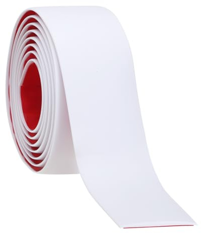 PATIKIL Tira de Transición de Suelo Autoadhesivo PVC 2m x4cm Blanco