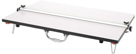 Cozyel Zeichenplatte A2, professionelles Zeichenbrett Réglable mit Parallel-Zeichenschiene & Stützbeine, transportable Arbeitsfläche mit Tragegriff, für Architekten, Ingenieur, Architektur Studenten,