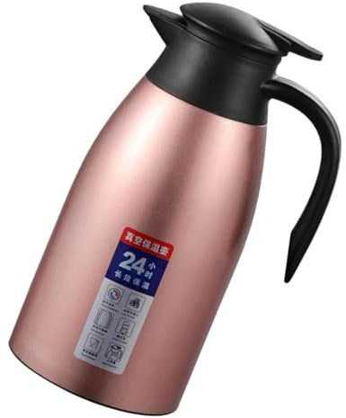 Alipis Botella Termo De Acero Inoxidable Cafetera Portátil Hervidor De Agua Aislado Para Uso Diario Jarra Térmica Para Acampar Botella De Agua Grande Tapa